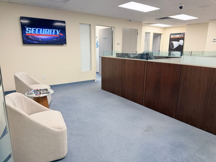 ET Security Inc. Hauppauge Experience Center office and conference room