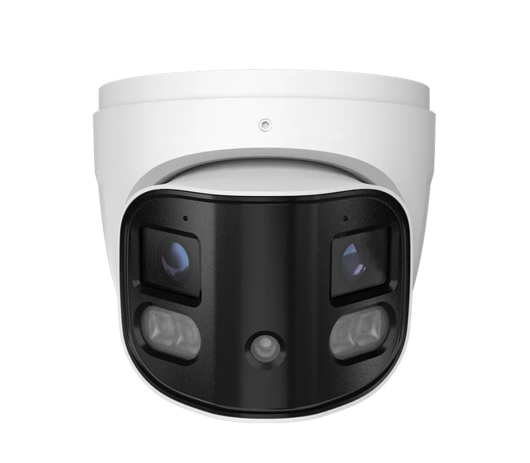 8MP Panoramic • Active Deterrence • 2‑Way Audio • Full Time Color